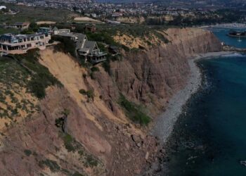 California doctor living in $15.9 million cliffside mansion in danger of collapsing refuses to move despite repeated warnings