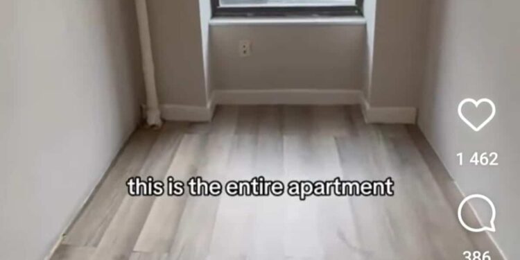 “How is this legal?”: you could live in this apartment without toilet or kitchen for $1,620 per month