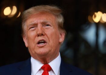 In the midst of a debate over his ineligibility, Trump defends himself from any insurrectional act