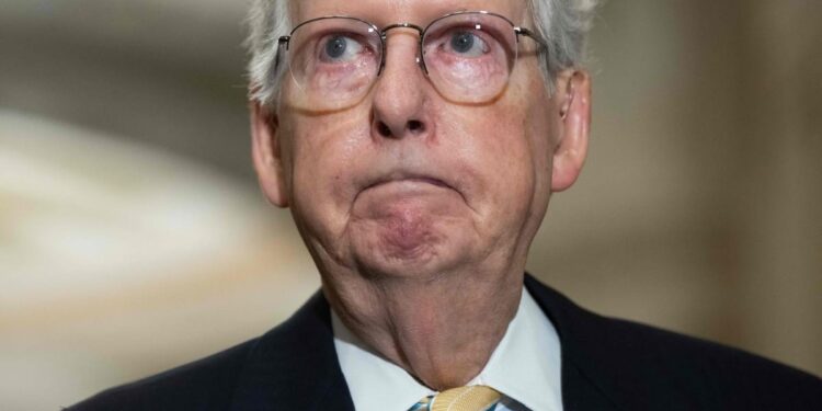 Mitch McConnell announces he will step down as Republican leader in the US Senate in November