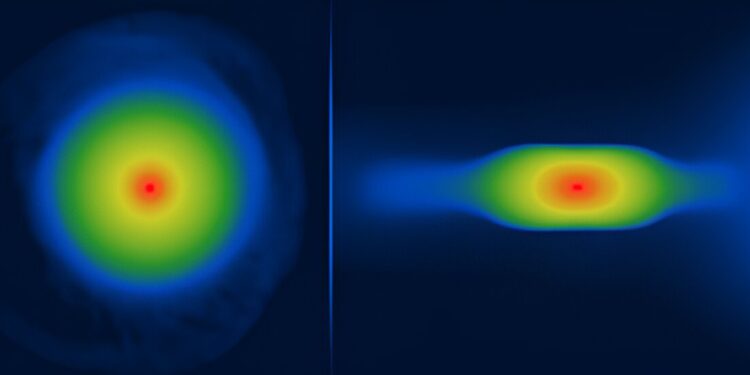 New research reveals young planets are flattened structures rather than spherical