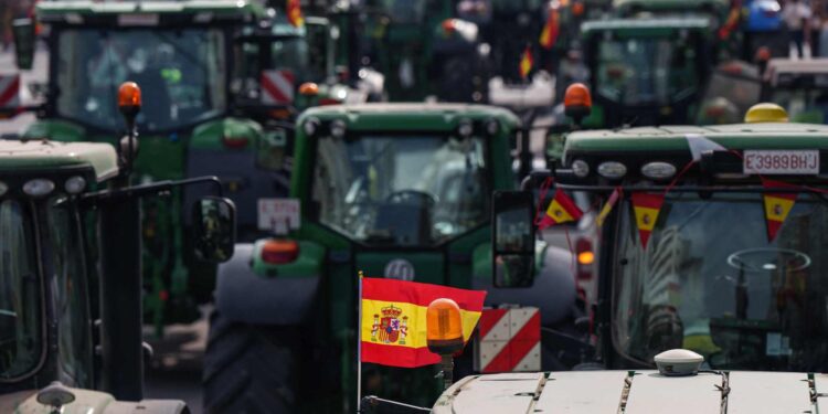 The Spaniards join… European farmers expand the scope of the protests