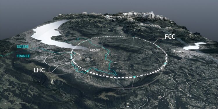 The project for the new European particle collider is taking shape