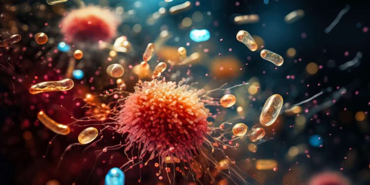 When the balance of the intestinal microbiota treats skin diseases