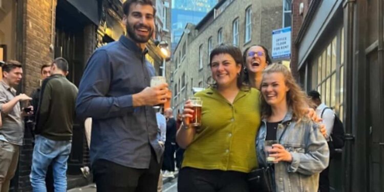 A company pays its employees… to have a drink together several times a week