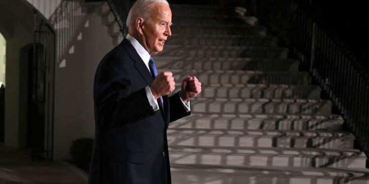 After an energetic speech, Biden campaigns in key states