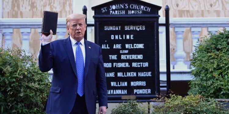 “Restore America’s faith”: Donald Trump launches into selling Bibles