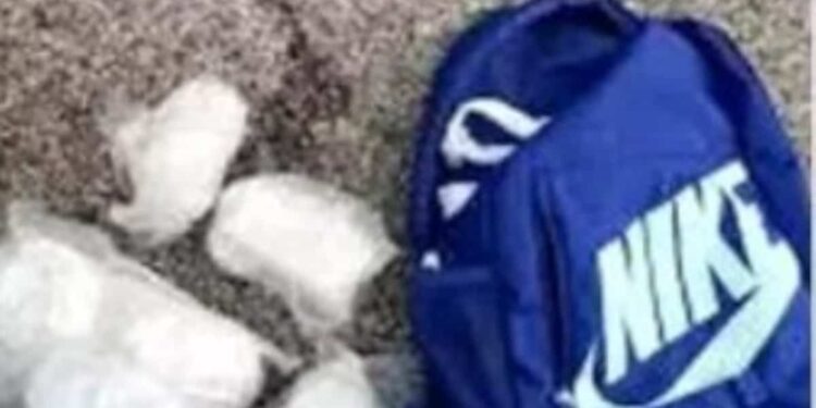 2 kg of cocaine in his 3-year-old son’s backpack