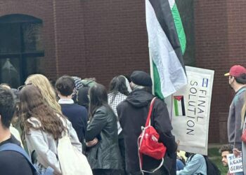 George Washington University: a protester for the extermination of the Jews