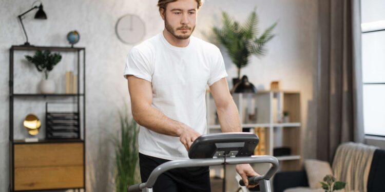 get back in shape during the winter with the CARE connected treadmill