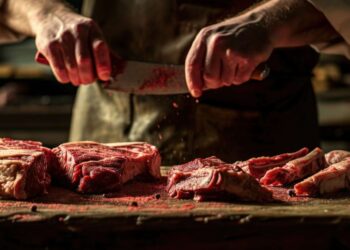 this sleepwalker dreams that he cuts meat and mutilates his genitals