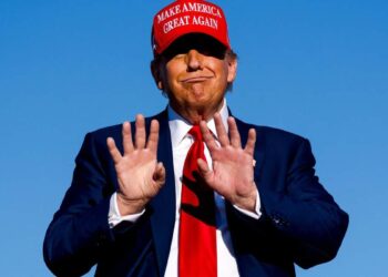 After weeks of trial, Trump returns to the campaign platforms