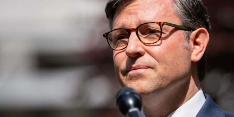 Justice is “instrumentalized” against Trump, accuses Republican leader Mike Johnson