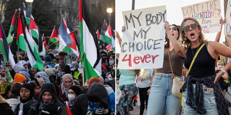 The crisis on campus, a huge embarrassment for Joe Biden just six months before the American presidential election