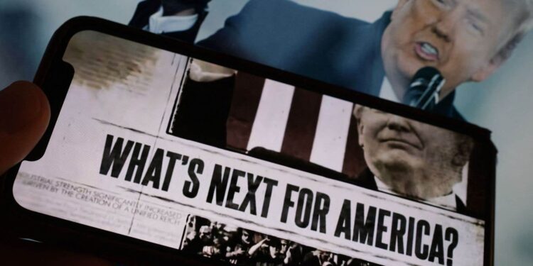 Video mentioning a ‘unified Reich’ removed from Trump account
