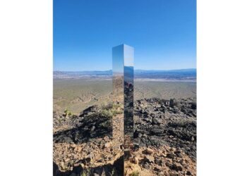 A mysterious monolith in the desert intrigues Nevada