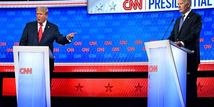 Biden falters during his debate against Trump
