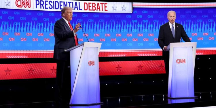 First presidential debate: Donald Trump attacks, Joe Biden is more hesitant