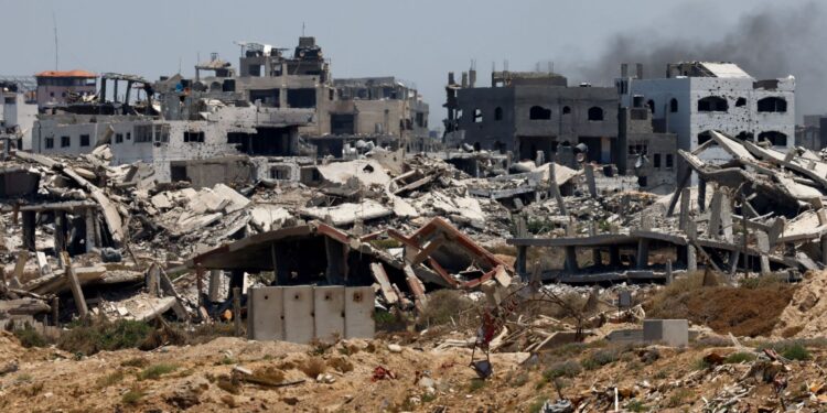 The collapse of the economic system in Gaza and a major contraction in the West Bank due to the aggression  Economy