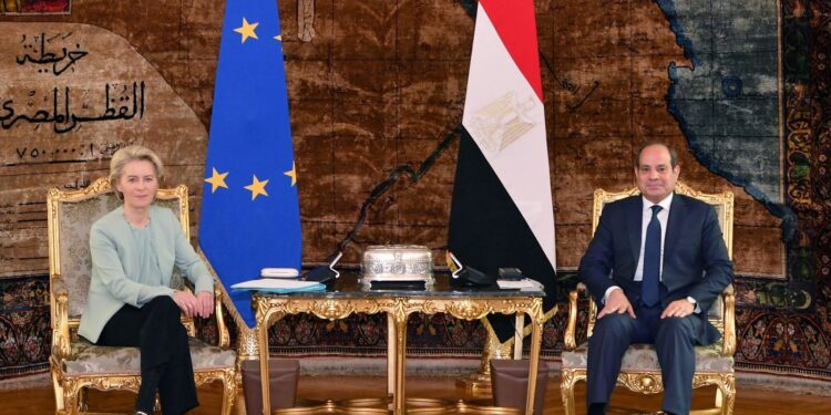 Von der Leyen: European companies sign deals worth more than 40 billion euros in Egypt  Economy