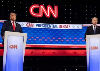 Audience down sharply for Biden-Trump debate compared to 2020