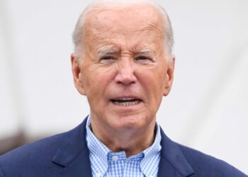 “I have no intention of leaving,” Biden says