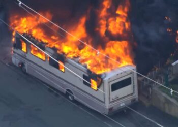 IN VIDEO | A major explosion inside an RV leaves 3 injured