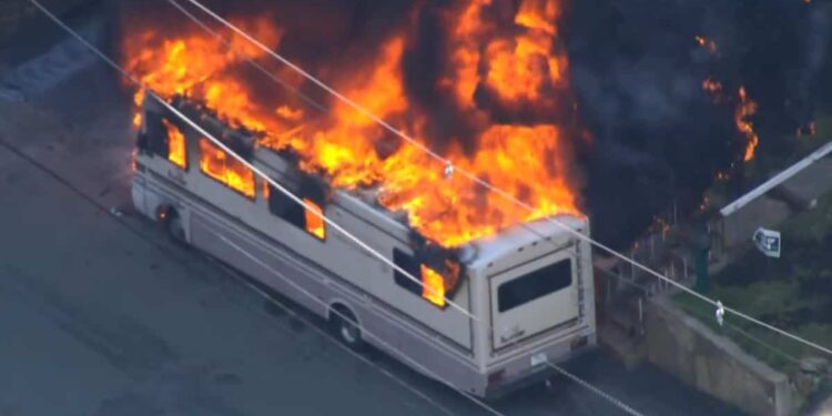 IN VIDEO | A major explosion inside an RV leaves 3 injured