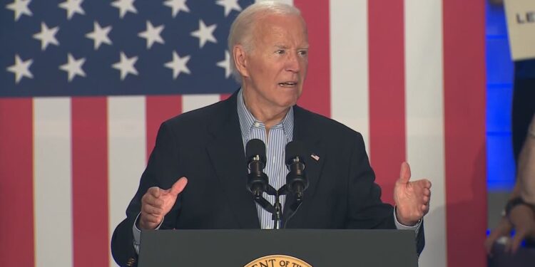 “I’m running and I’m going to win again,” Biden assures