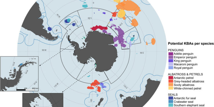 As human activities expand in Antarctica, scientists identify crucial conservation sites