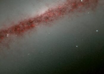Astronomers explore nature of galaxy NGC 891 with JWST