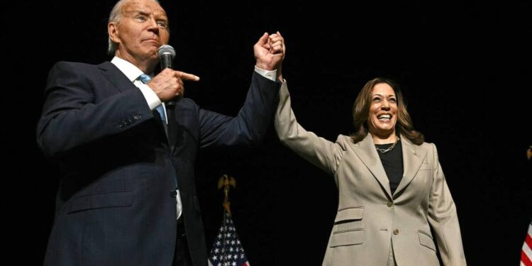 Democratic convention: Biden passes torch to Harris, bids political farewell