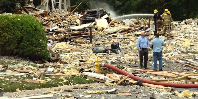 IN PICTURES | Two dead in massive explosion at Maryland home