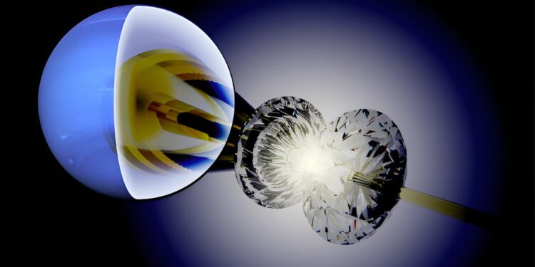 New sample configuration for ultrahigh pressure equation of state calibrations unveiled