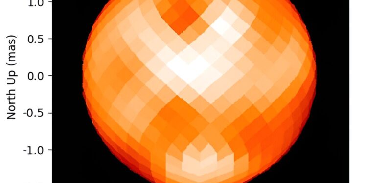 New view of North Star reveals speckled surface