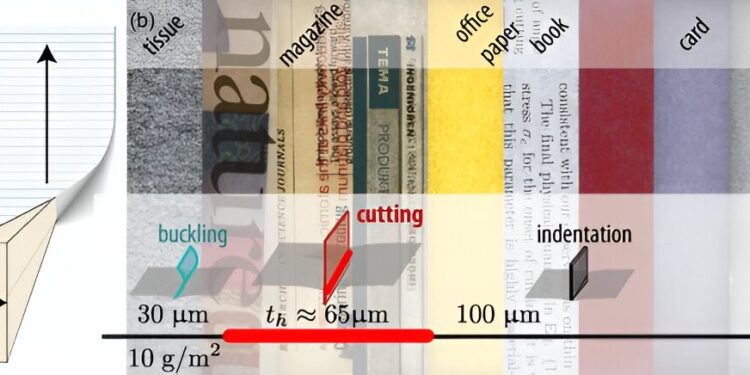 Paper Types Classified by Cut Risk