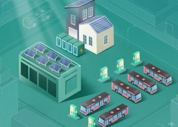 Predicting the Impact of Transforming China’s Public Transport Depots into Energy Hubs