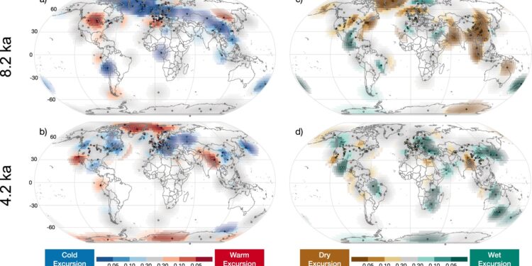 Study finds consequences of 4.2 million year climate event not really that big