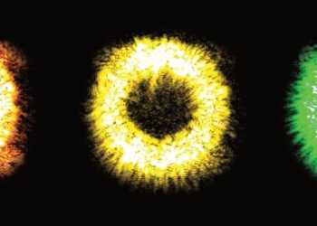 Tiny new lasers fill a long-standing gap in the rainbow of visible light colors, opening the way to new applications
