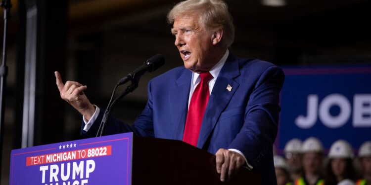 Trump in favor of reimbursement for in vitro fertilization