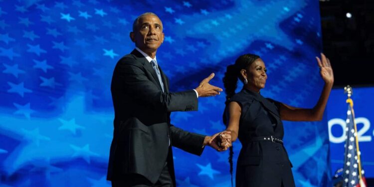 “Yes, she can!” Michelle and Barack Obama hail Harris’s “hope” found