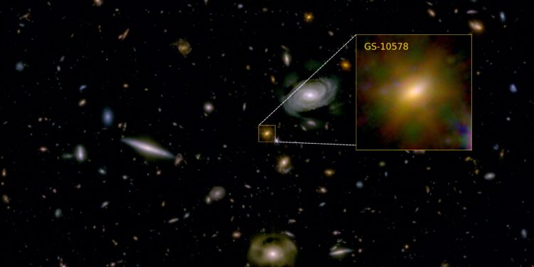 Astronomers detect black hole ‘starving’ its host galaxy