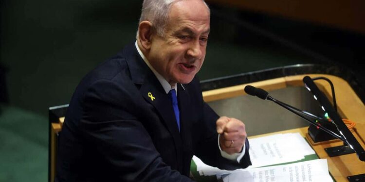 At the UN, Netanyahu denounces “slander” against his country