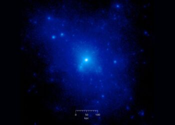 First detection of cross-correlation between cosmic shear and X-ray background improves understanding of baryonic matter