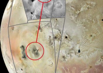 JunoCam Spots New Active Volcano on Io Island