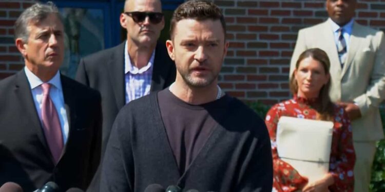 Justin Timberlake pleads guilty to drunk driving