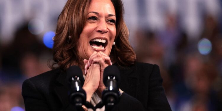 Kamala Harris, one laugh away from the presidency?