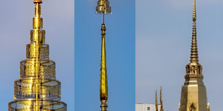 Lasers a boon for the manufacture of Thai ceremonial umbrellas