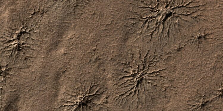 NASA scientists recreate Mars’ spider-like geological formations in lab for the first time