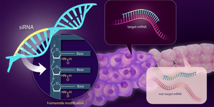 Solving the problem of side effects of siRNA-based drugs for the treatment of genetic diseases